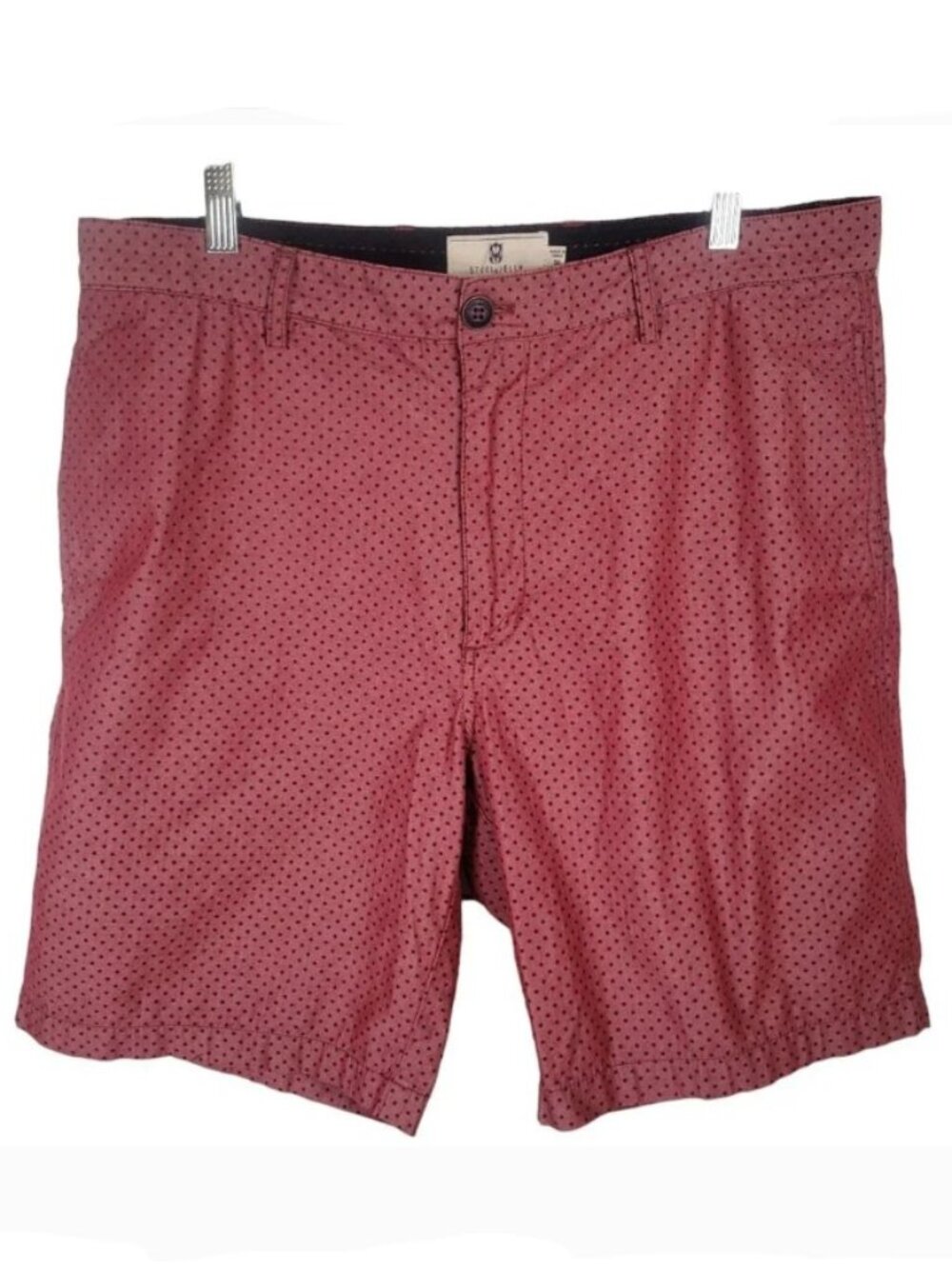 Steel & Jelly Pink Chino Shorts Mens 36